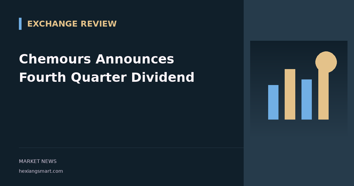 Chemours Announces Fourth Quarter Dividend